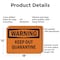 Signmission Keep Out Quarantine OSHA Warning Sign, Aluminum, 18in W x 12in L, 2PK OS-2PACK-WS-A-1218-L-12658 - alternate 7